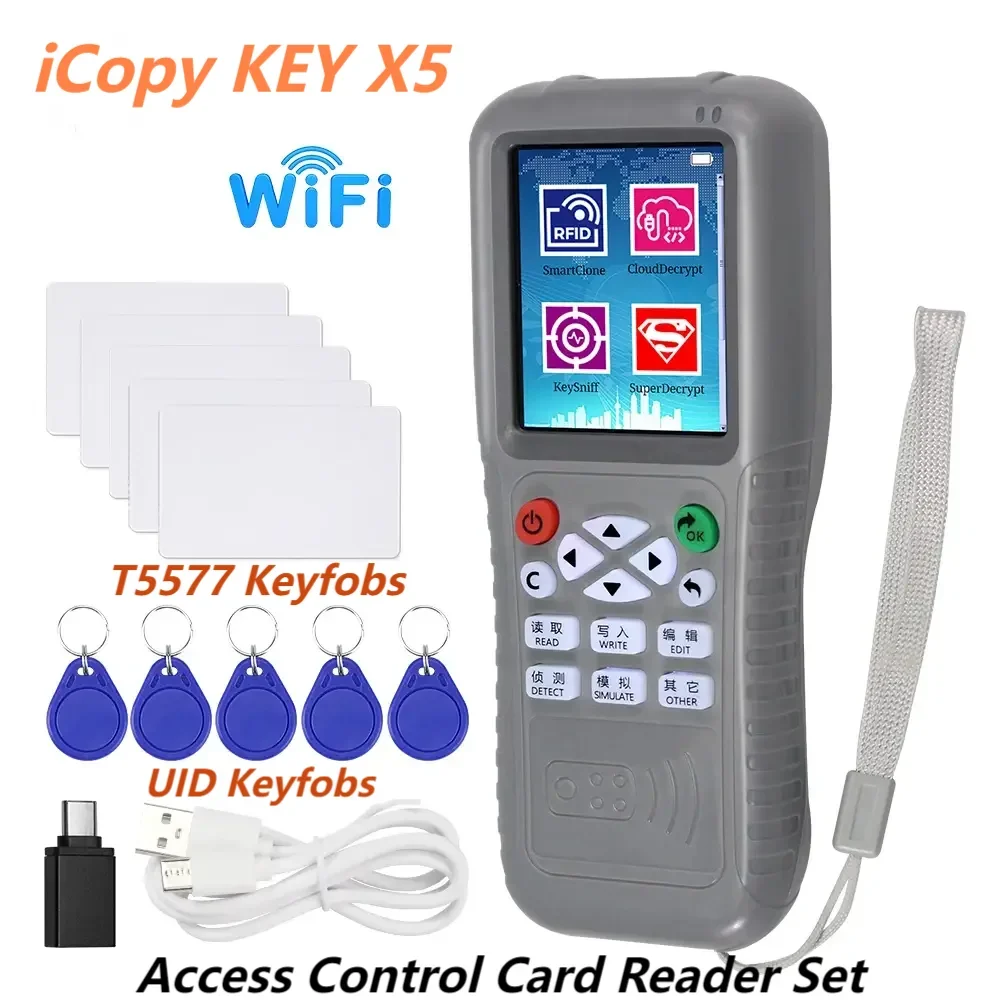 Nfc Card Reader Vending - WiFi RFID-копир-дубликатор, NFC-считыватель-записыватель, программатор 125 кГц,