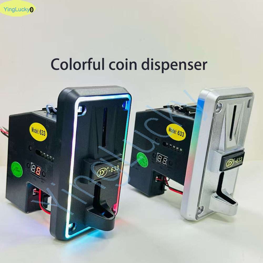 Arcade And Vending - Красочный светодиодный мульти-уцептор монет Селектор монет