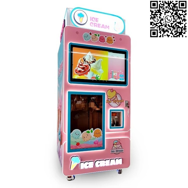 Vending Machine Qr Code - Настраиваемый робот-автомат для продажи мороженого с