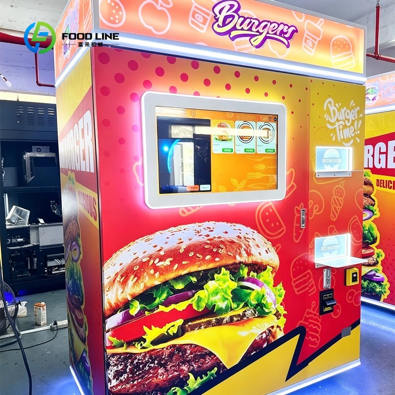 Popcorn Vending Machine - Автоматический вендинговый аппарат для приготовления бургеров