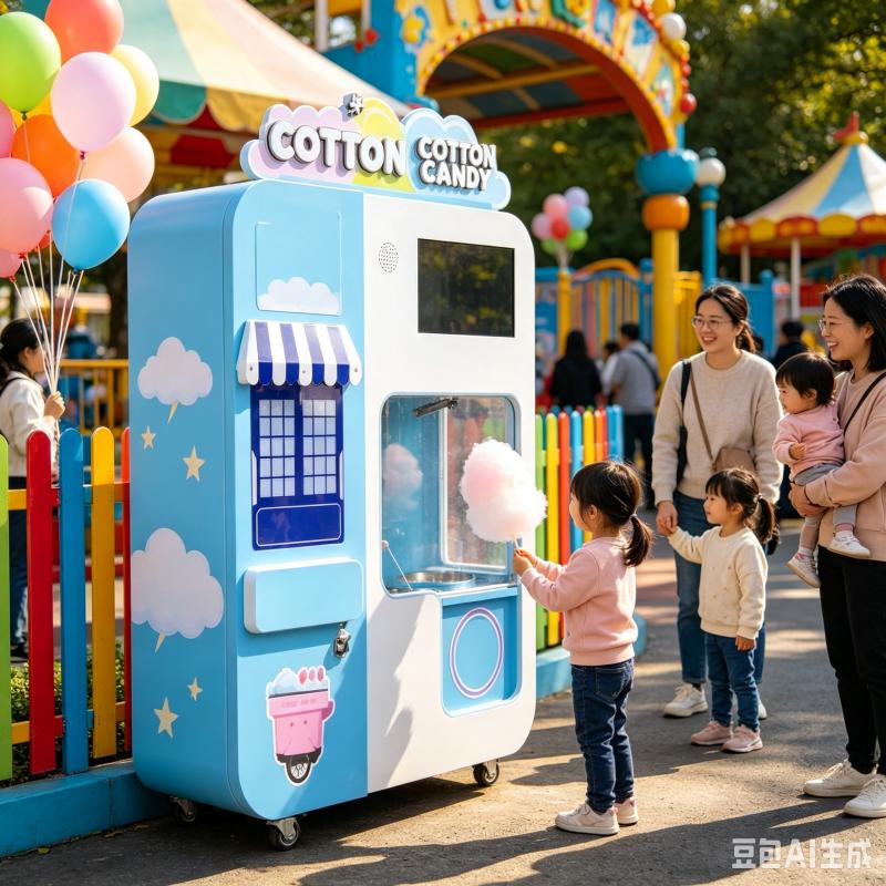 Candy Floss Machine - Индивидуально настроенный автомат для производства сахарной