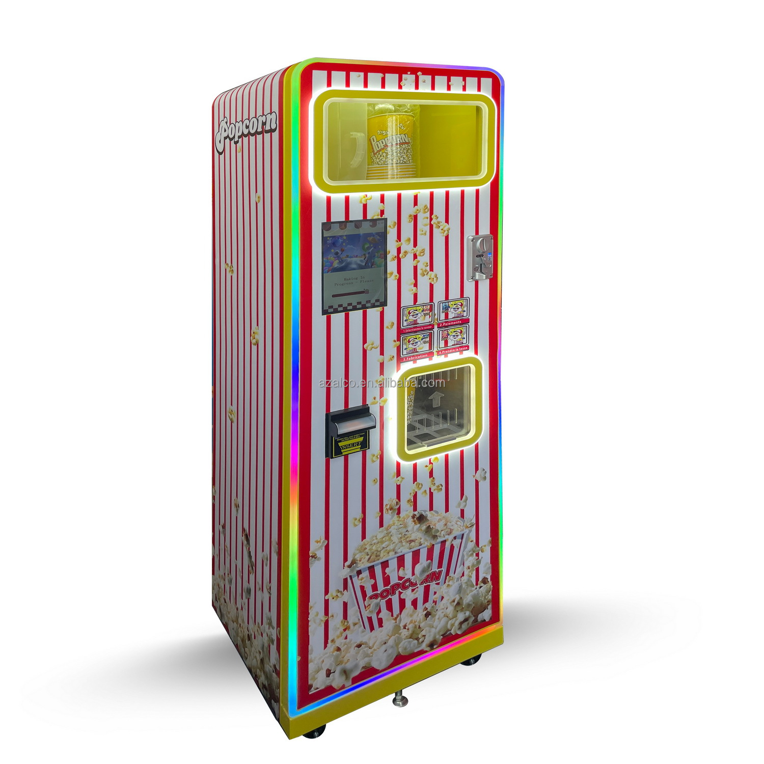 Коммерческий автомат попкорна  – обзор и цена Popcorn Vending Machine
