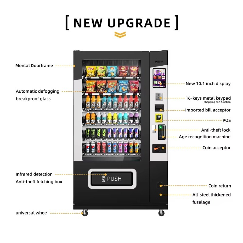 Торговый автомат для снеков и  – обзор и цена Vending Machine Qr Code