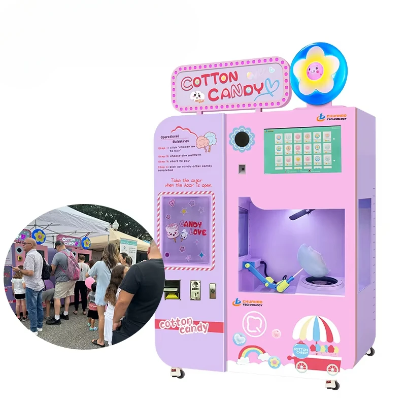 Автоматический аппарат для про – обзор и цена Candy Floss Machine
