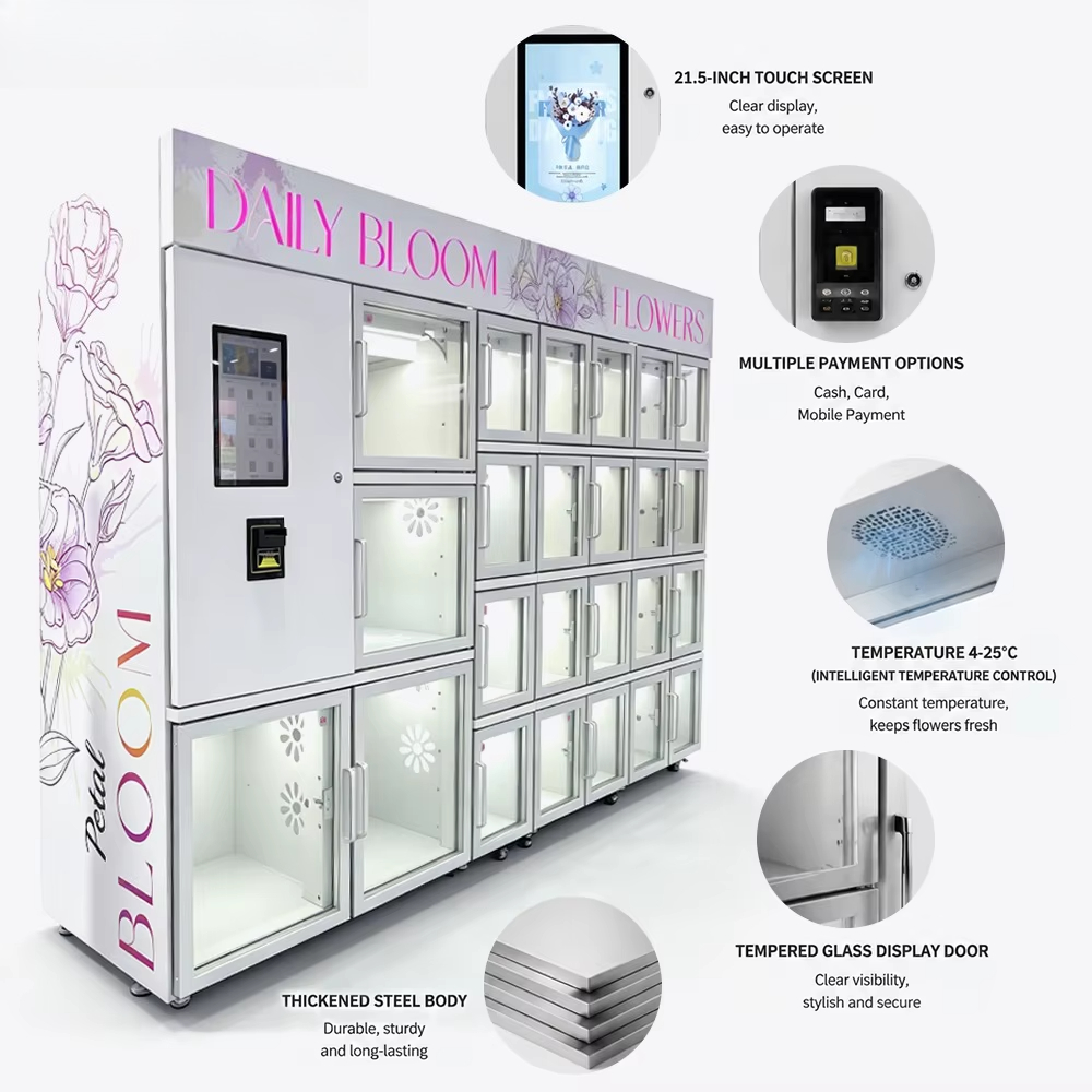 Мини-компактный автомат для пр – обзор и цена Vending Machine Qr Code